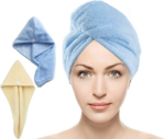 Fast Dry Hair Cap 1PC Microfiber Hair Fast Drying Dryer Towel Bath Wrap Hat - Image 4