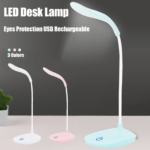 Modern LED Desk Lamp Touch Dimmable Foldable USB Rechargeable Eye Care Table Light - Image 2