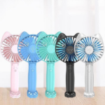 NX-2 Handheld Mini Fan Rechargeable USB Cat Ear Portable Fan, Quiet Personal Cooling Fan for Travel Office Outdoor - Image 2