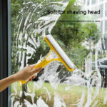 Silicone Glass Cleaner Squeegee for Shower Window & Bathroom Use - Image 2