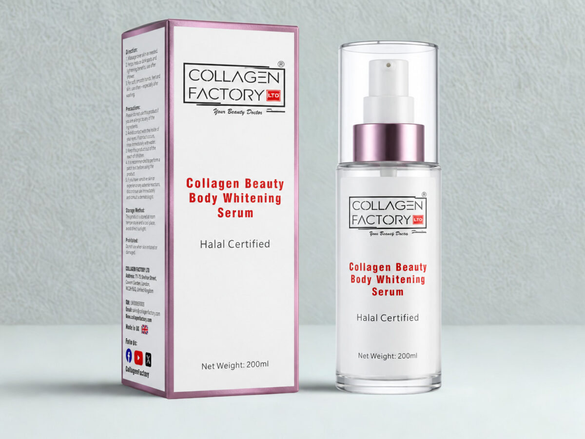 Collagen Factory Beauty Body Whitening Serum 200ml - Image 3