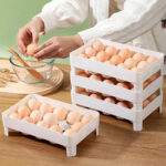 2 Layer Stackable Egg Tray Holder