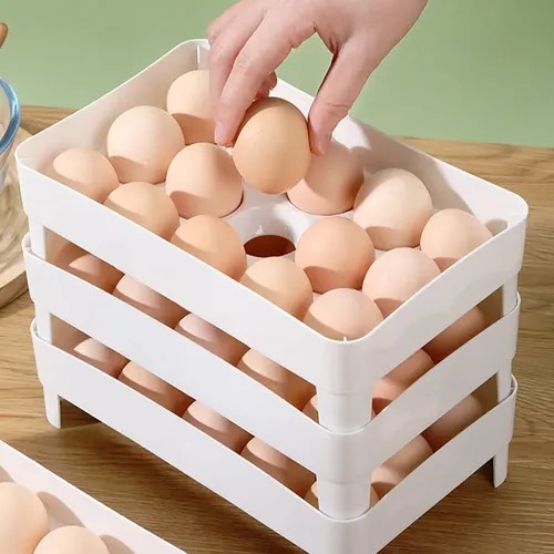 Stackable Egg Holder for Refrigerator