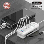 66W USB Fast Charging Type-C Wall Charger