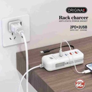 66W USB Fast Charging Type-C Wall Charger