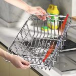 Stainless Steel Telescopic Sink Drain Rack