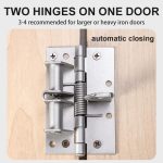 3-in-1 Automatic Self-Closing Door Hinges with 90-Degree Positioning - Image 4