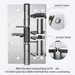 3-in-1 Automatic Self-Closing Door Hinges with 90-Degree Positioning - Image 5